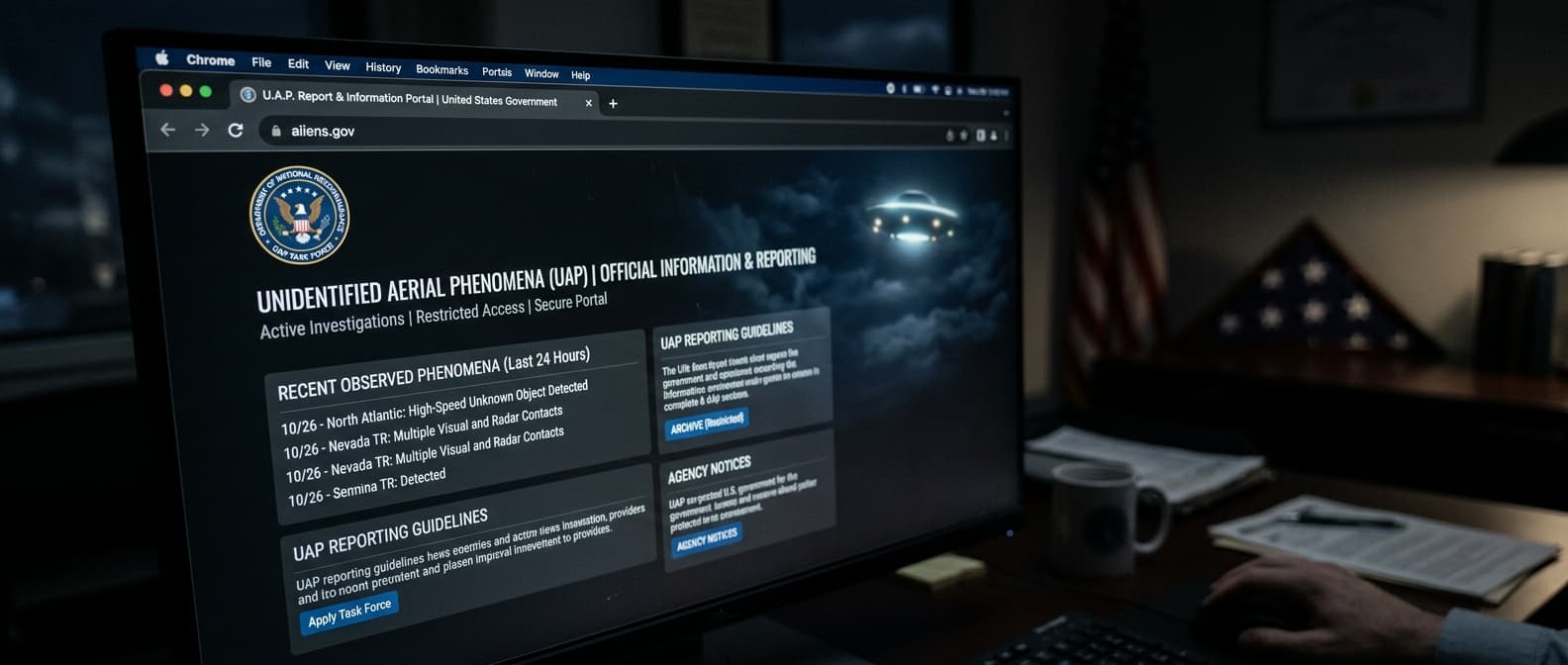 aliens.gov: The Government's Official Signal on Disclosure?