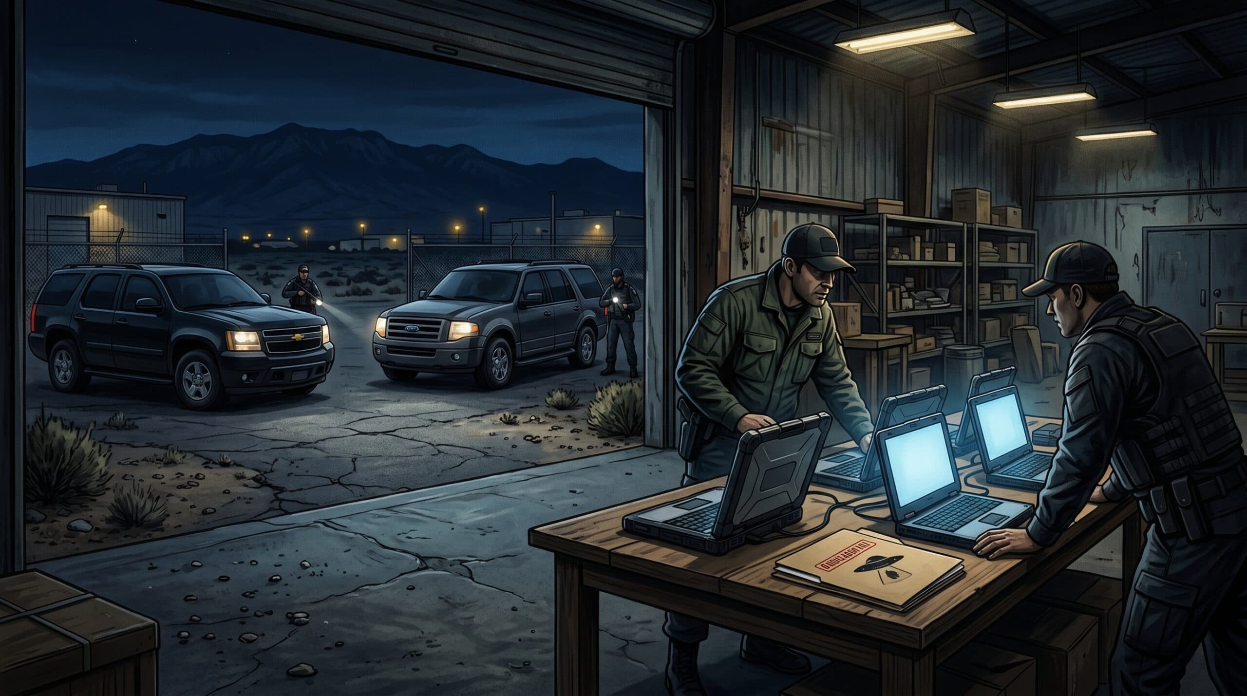 UFO Program and the Laptops of Security Contractors